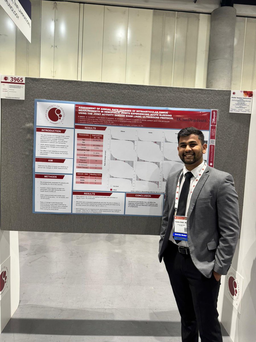 HemUcsd's tweet photo. It was an absolutely incredible weekend at #ASH24! Congratulations to all of the UCSD faculty and fellow presenters, including Dr. Von Drygalski, @TroSekayan, @parthivshethmd, and @CusanoEllen. We are so proud of your work! See the thread below for more details! 🩸 https://t.co/U8Bw4bFULW