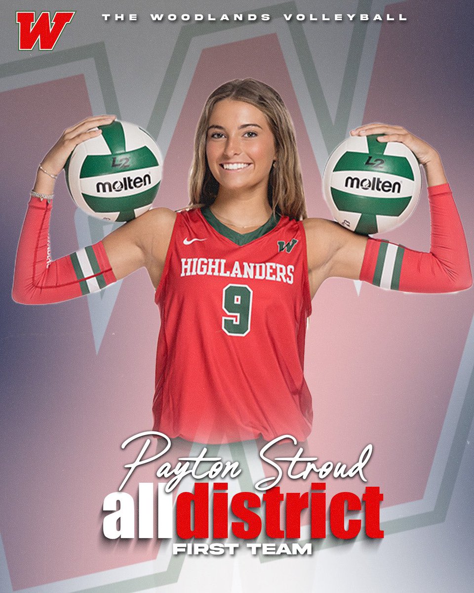 ❤️Congratulations to Payton Stroud on District 13-6A First Team💚