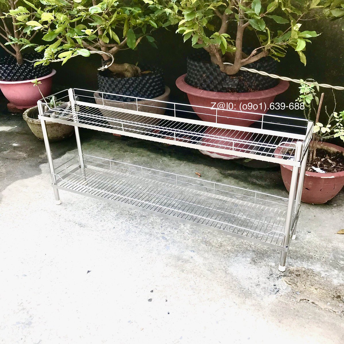 VnAppapa's tweet photo. Kệ inox 304 ly 2 tầng Dài 120cm R28cm C55cm Giao mọi miền #appapa #keinox304 #kely https://t.co/Oj96hSbP5I