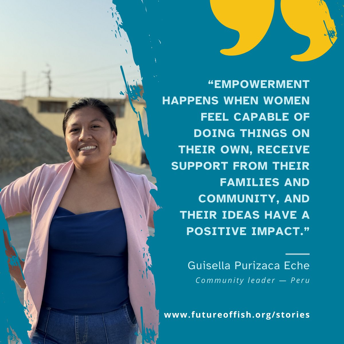 Take action and support women's empowerment this holiday season!

Learn more at futureoffish.org/50-50/.

#Dogood #SDG5 #GiveBack #WomenEmpowerment #futureisfemale