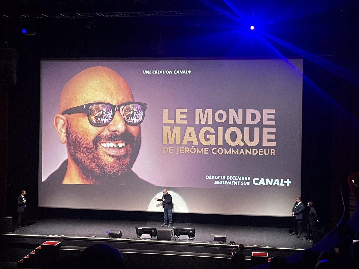 MoghtaderL's tweet photo. LE MONDE MAGIQUE DE JÉRÔME COMMANDEUR dès le 18 décembre seulement sur CANAL+ ✨ https://t.co/s2oiAQXVbY