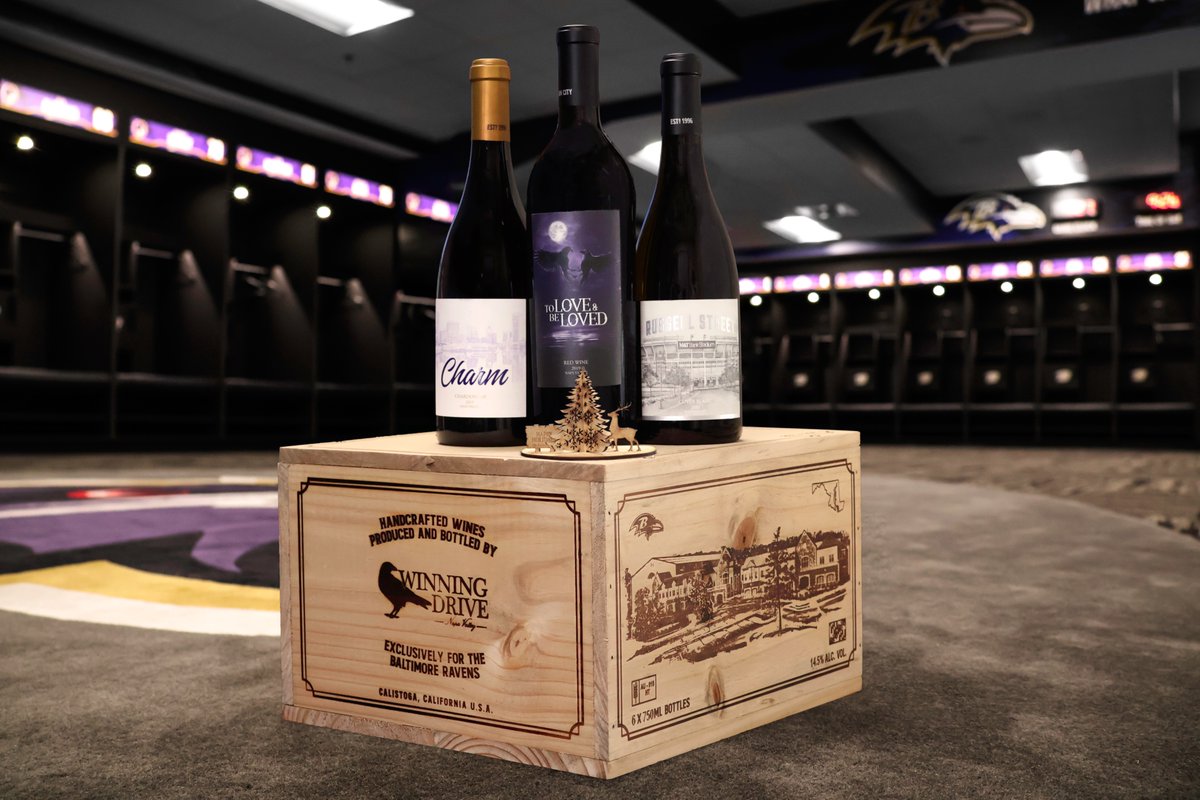 WinningDriveNV's tweet photo. Don't miss out on our amazing offers:

Buy 3 holiday gifts, get the next gift 50% OFF
Buy 3 wine bottles, get 1 FREE wine key
Buy 6 wine bottles, get 1 FREE
Buy 12 wine bottles, get 3 FREE

Shop today at https://t.co/5DO7bO1n8g

#BaltimoreRavens #Ravens #RavensFlock #RavensNation https://t.co/g6Ix8rMm6s