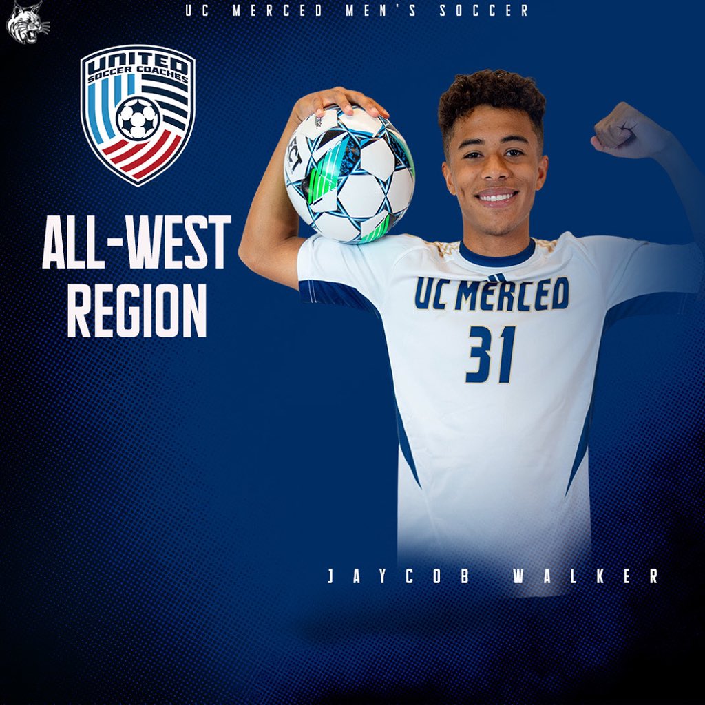 United Soccer Coaches All-West Region honors for Jaycob Walker!