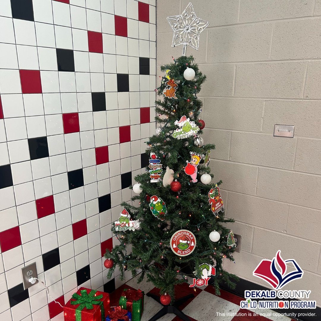 dekalbcnp's tweet photo. @Collinsville_HS is ready to steal the spotlight this Grinch Day! ๐๐ The cafeteria is decked out in festive Grinch decor, spreading holiday cheer to all. ๐
โจ
๐ธ Nikia Butler
@DeKalbCoSchools #DeKalbAL #DeKalbAlabama #DeKalb #ALSchools #DeKalbCounty https://t.co/8UW8kacHA9