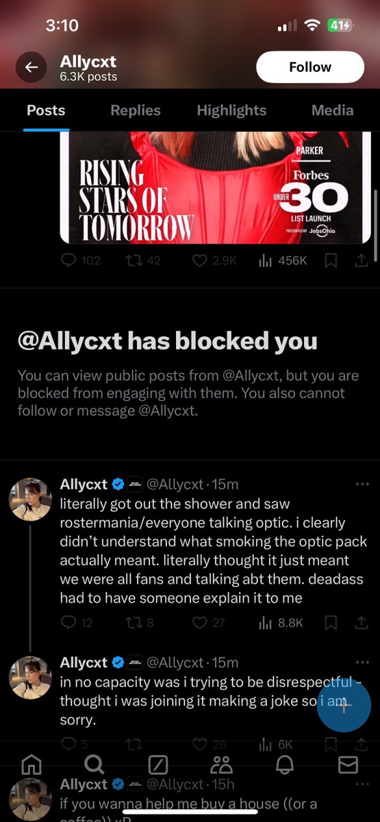 Wtf lol I didn’t even tweet at her