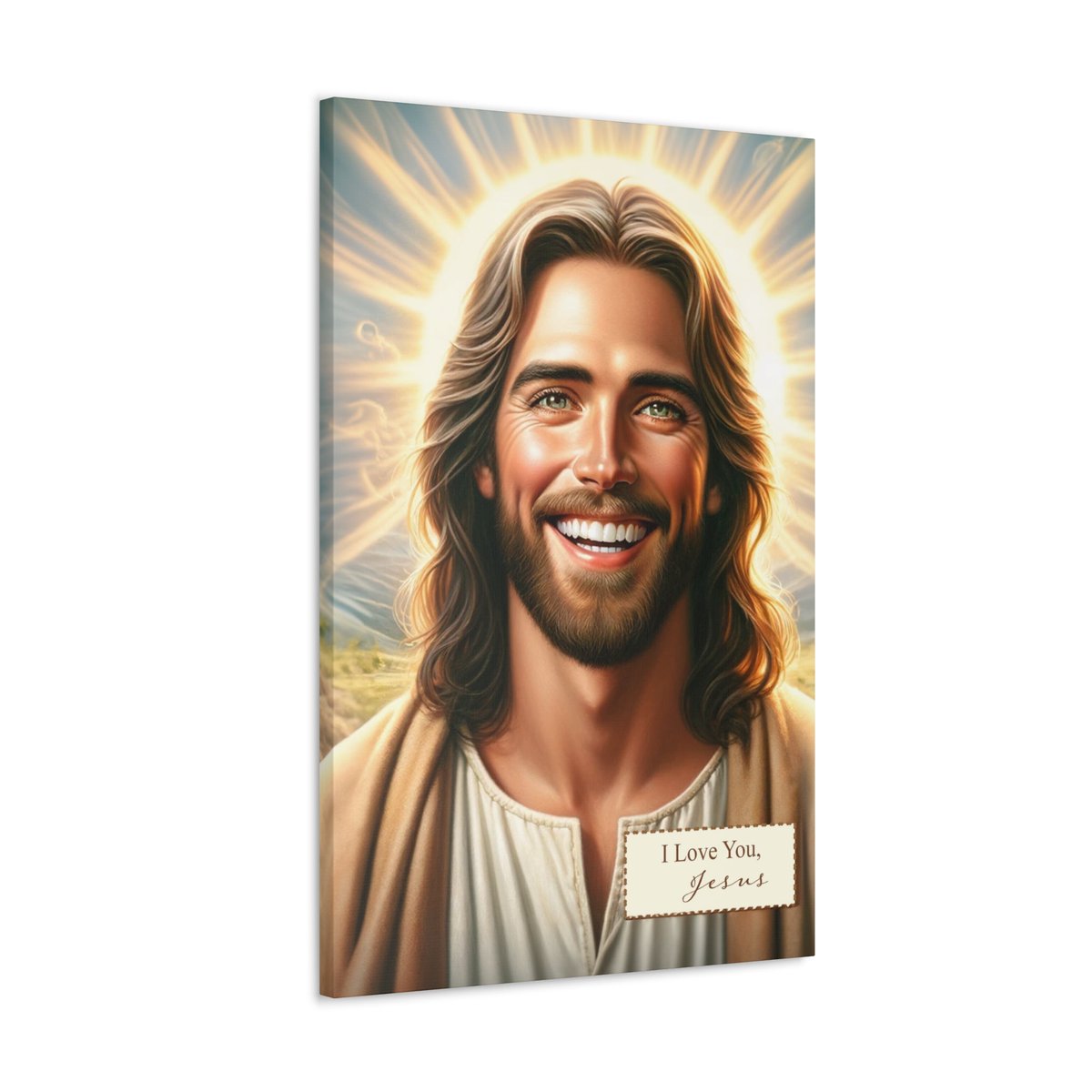YeVetta's tweet image. Bless your space with our 'Sacred Love: Jesus Loves You' Canvas Gallery Wraps for just $30.97! Let your walls radiate love, faith, and style with this divine artwork. Your home decor will speak volumes of spirituality. 🖼️🙌 #HomeDecor #FaithStyle store.powerfulchristian.com/products/sacre…