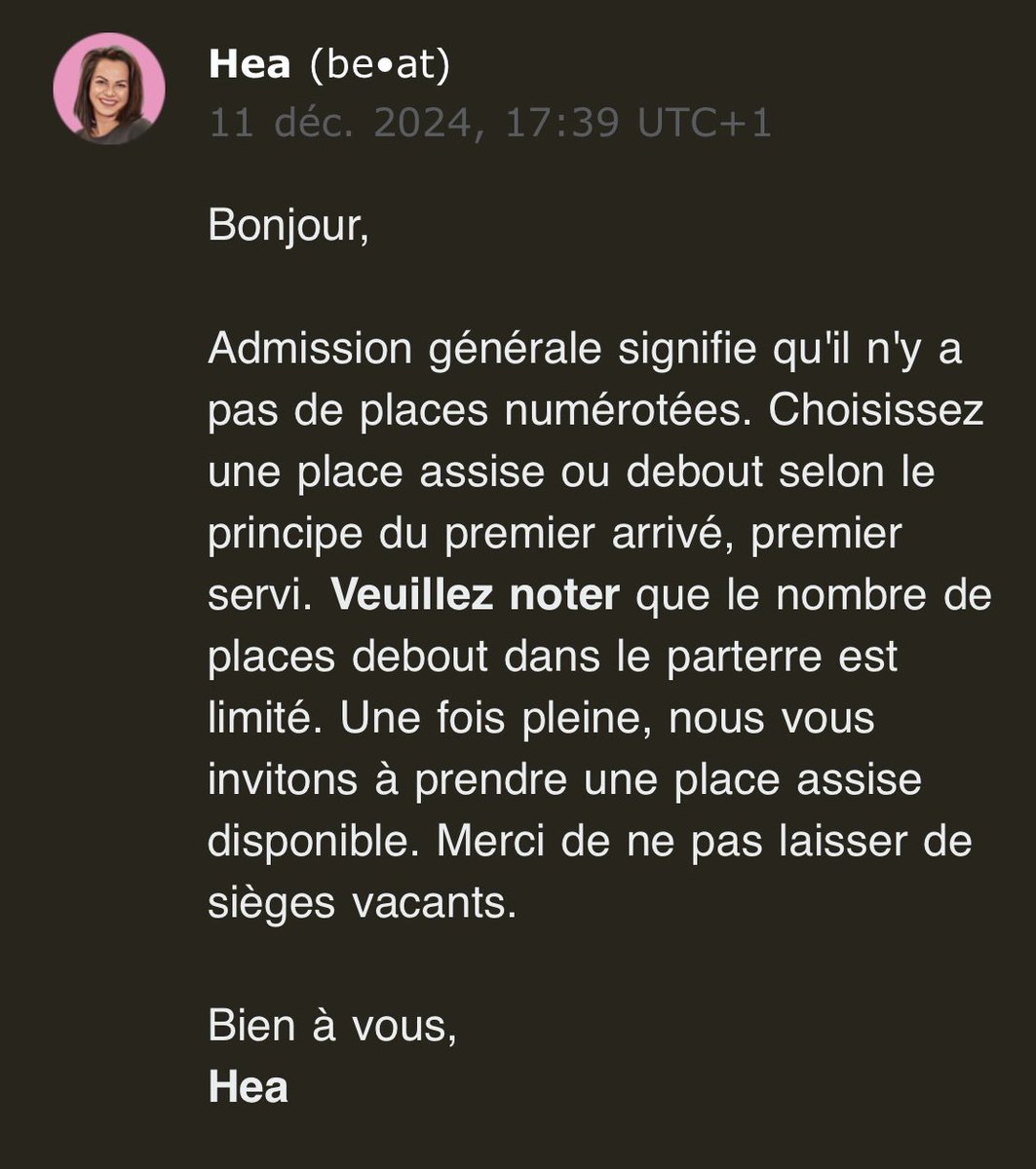 NatsBrs's tweet photo. @soundscarry @WooAngele @Illy1477 On m’a répondu ça, on verra bien je pense le 16 😂 https://t.co/MQmt32pxrR