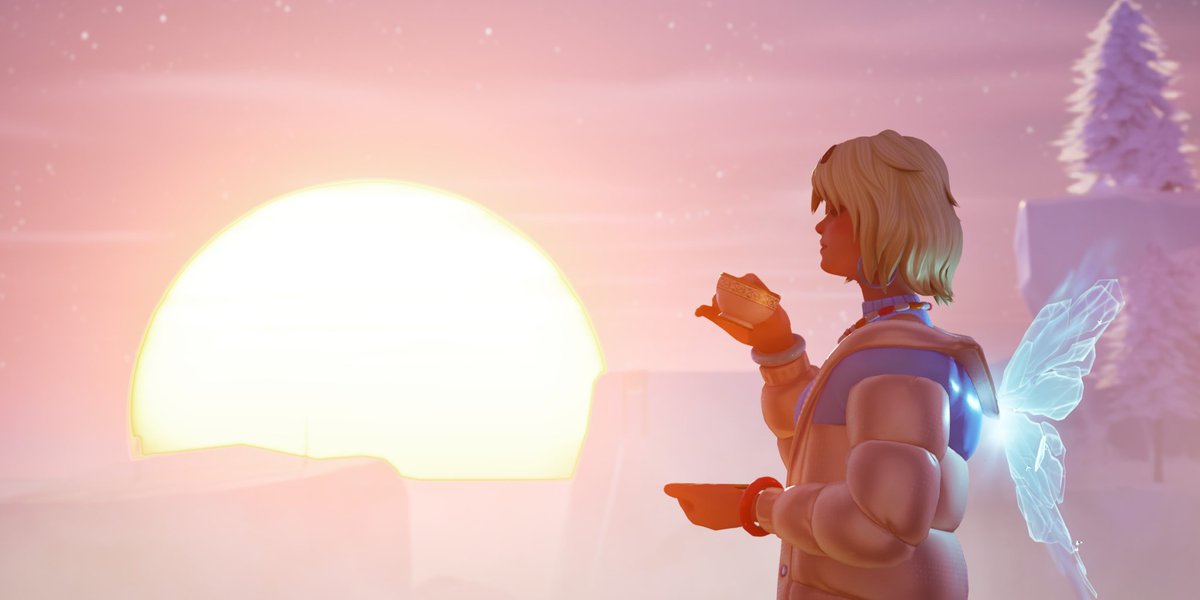 Oyako_GAMES's tweet image. おはようございます

今朝も寒くて
安定のお布団から出られない病です😹

NewMAP
どこから見る日の出が１番気に入ったか
教えて頂けると嬉しいです✨

今日も穏やかに過ごせますように

#フォトナSS部
#フォートナイトスクショ 
#Fortography
#SD_シオン
📷️WINTER MOUNTAIN📷️
CODE∶0841-0079-9196