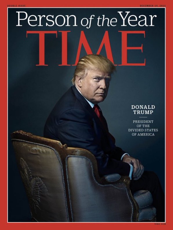 Trump has been named Time person of the Year. 

Absolute garbage!

Do you agree ?