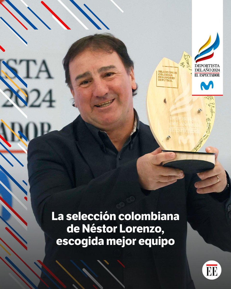 #DeportistadelAño2024 | Bajo la dirección del entrenador Néstor Lorenzo, el equipo tuvo un destacado rendimiento a lo largo del año, logrando mantenerse invicto durante la temporada y demostrando solidez durante las eliminatorias rumbo al Mundial 2026.
👉 trib.al/hKsjngx