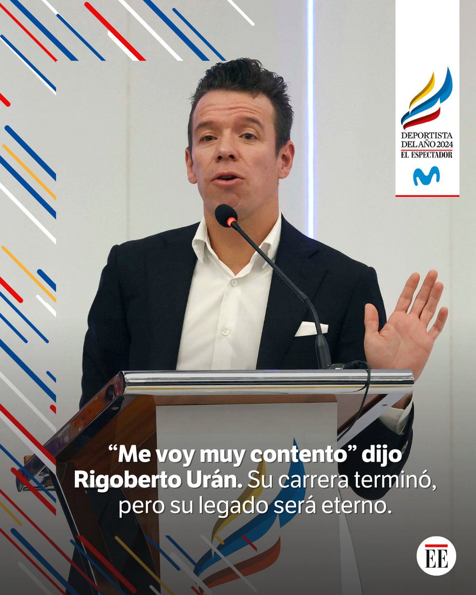 Rigoberto Urán, referente del ciclismo que este año puso fin a su carrera profesional, recibió este año el reconocimiento a la vida y la obra en la ceremonia del #DeportistadelAño2024.
👉 trib.al/cEpXhkx