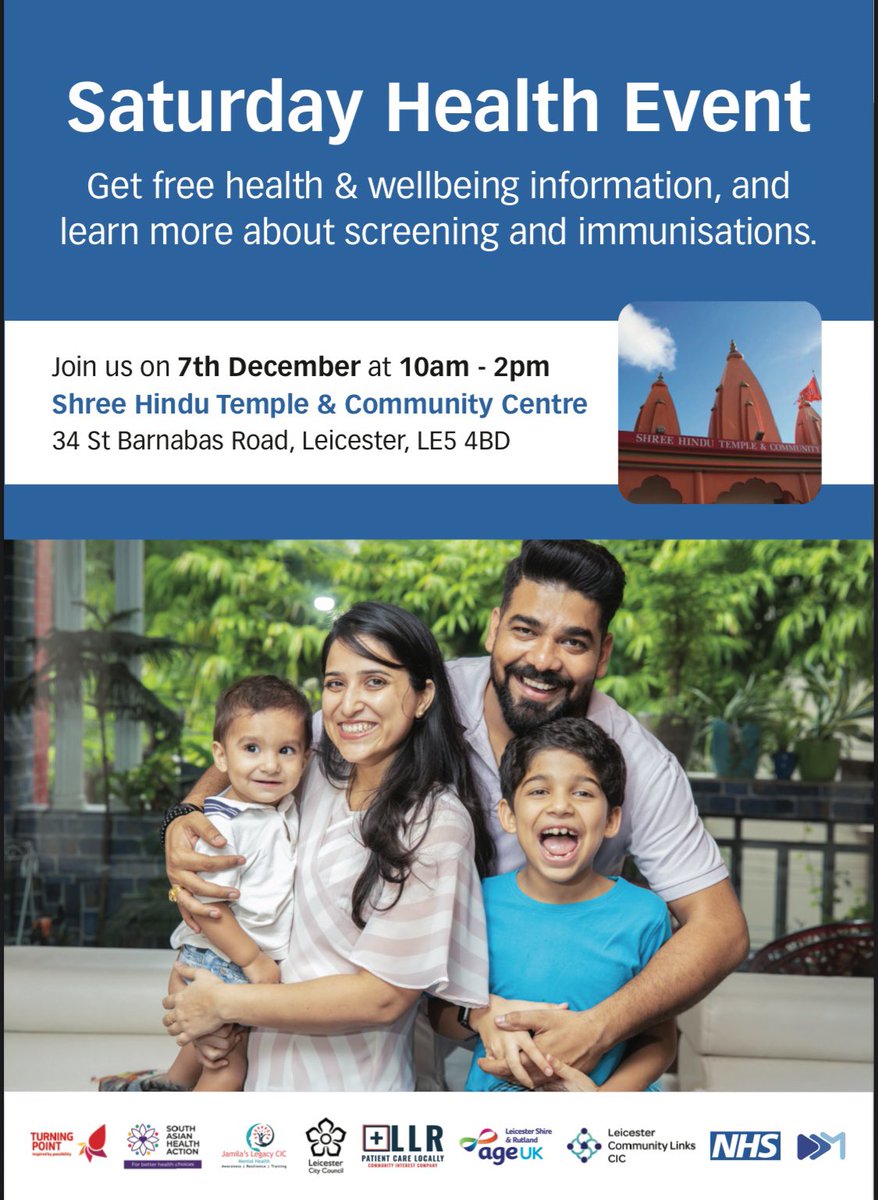 Last weekend the JL Team took part in a Health &amp; Wellbeing at Shree Hindu Temple. A wonderful showcase of health services and support available to members of the public. Thanks to everyone involved in making this event a huge success. #health #wellbeing #HealthAndWellness