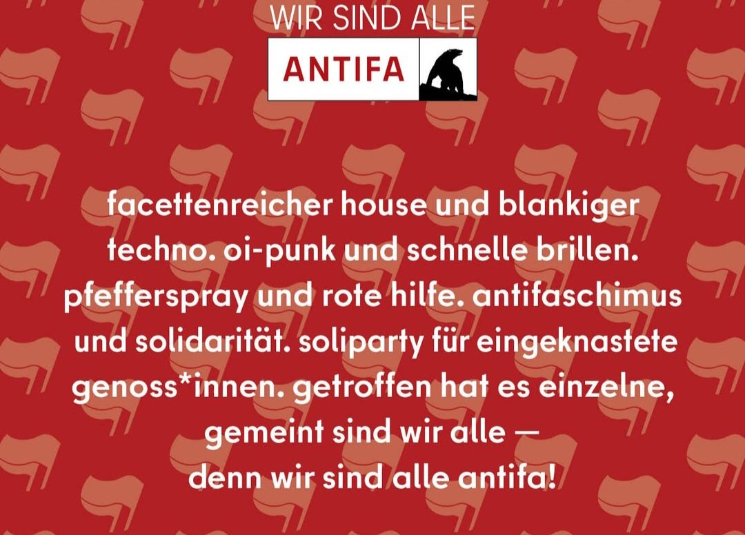 Nordkiez75's tweet image. #Antifa #Soliparty #AboutBlank #b2112