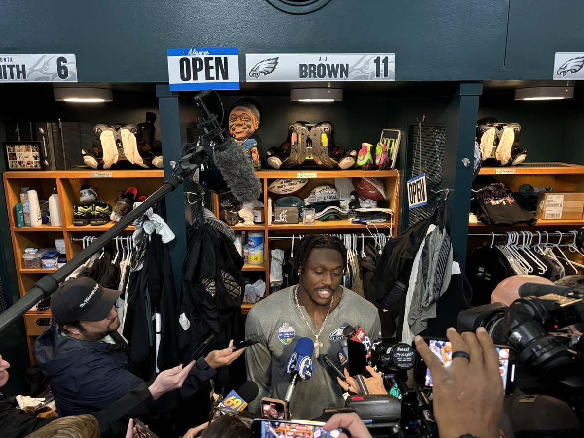 JClarkNBCS's tweet image. AJ Brown says his “passing comment was misconstrued. People assumed he was talking about Jalen Hurts. He was talking about the passing attack.