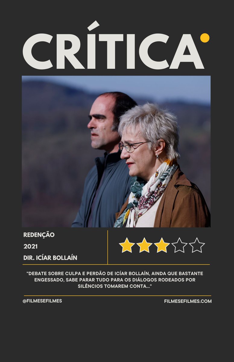 filmes_e_filmes's tweet photo. Confira em nosso site a crítica completa do drama biográfico espanhol dirigido por Icíar Bollaín, que chega em janeiro nos cinemas brasileiros via @belasartesgrupo.🎥🇪🇦

#redenção #maixabel #iciarbollain #pandorafilmes #critica https://t.co/95joxU6Y2t