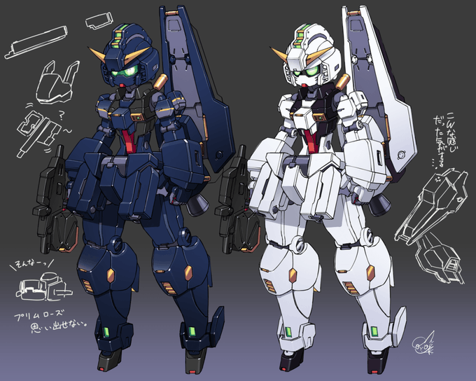 耐えれぬ、ロボっ子描きたかったのでなんも見ずにヘイズルモチーフで好きに描く 