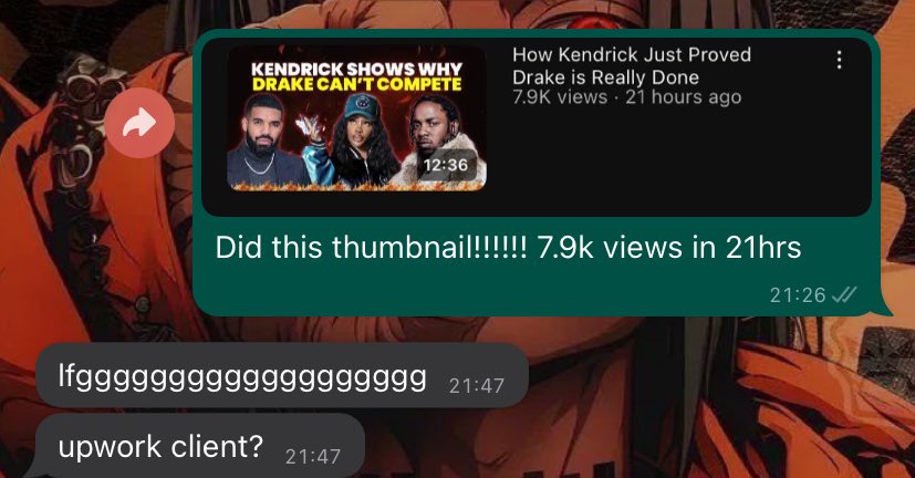 Blvcksage_cr's tweet photo. YOUTUBE THUMBNAIL did 7.9k views in 21hrs!!!

#youtubethumbnail #YouTube #you https://t.co/7Modj8ghlj