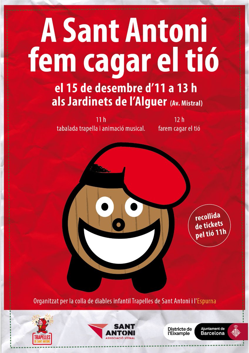 Quan arriba el fred, a Sant Antoni ens escalfem a cop de bastó!!

Ens veiem aquest diumenge!!