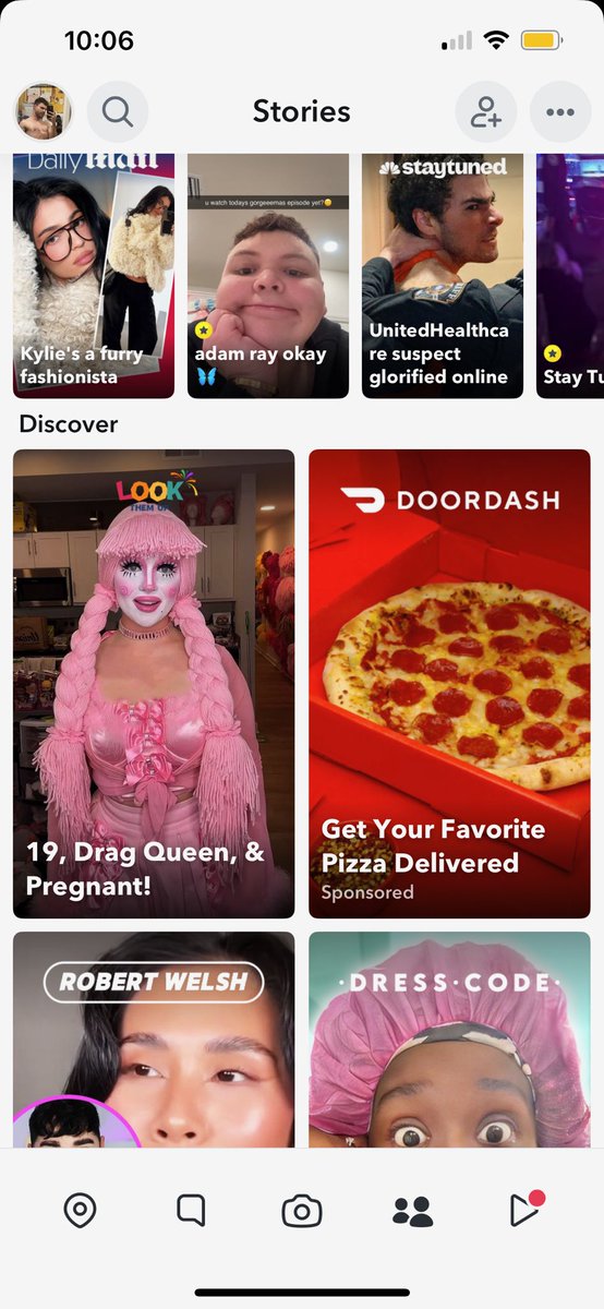 it finally happened 🥰 i got used as snapchat clickbait 🥰