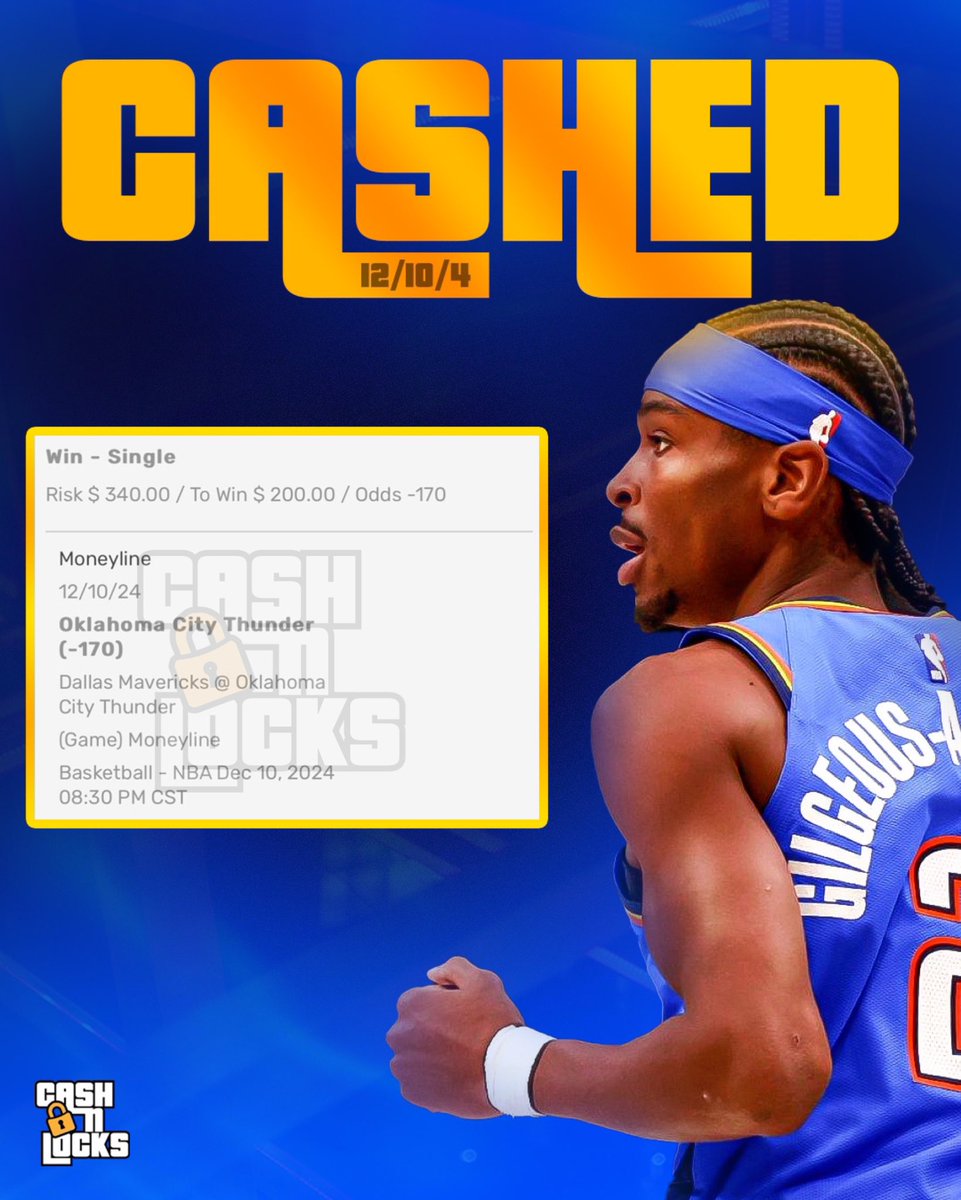 juliogofficial's tweet photo. #vipdiscord #discord cashes again! #playoftheday #okc if you wanna get our plays today tap into vip @sharpduel https://t.co/9rRkHymu2k #cashnlocks #bestgamblerintx 🤑💰💪🏾 https://t.co/AuzjzSAHQh