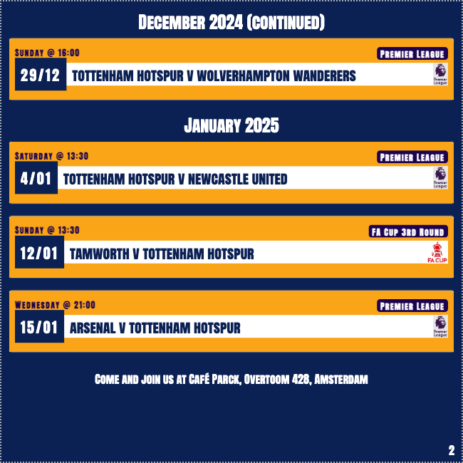 AmsterdamSpurs's tweet photo. The Europa league returns for the last time this calendar year. Glasgow Rangers away is never a chummy fixture, but with our injuries and recent form they will be smelling blood in the water. Join us at Café Parck from 2030 CET to see if Ange is gonna need a bigger boat. #COYS https://t.co/RNK82psk3q
