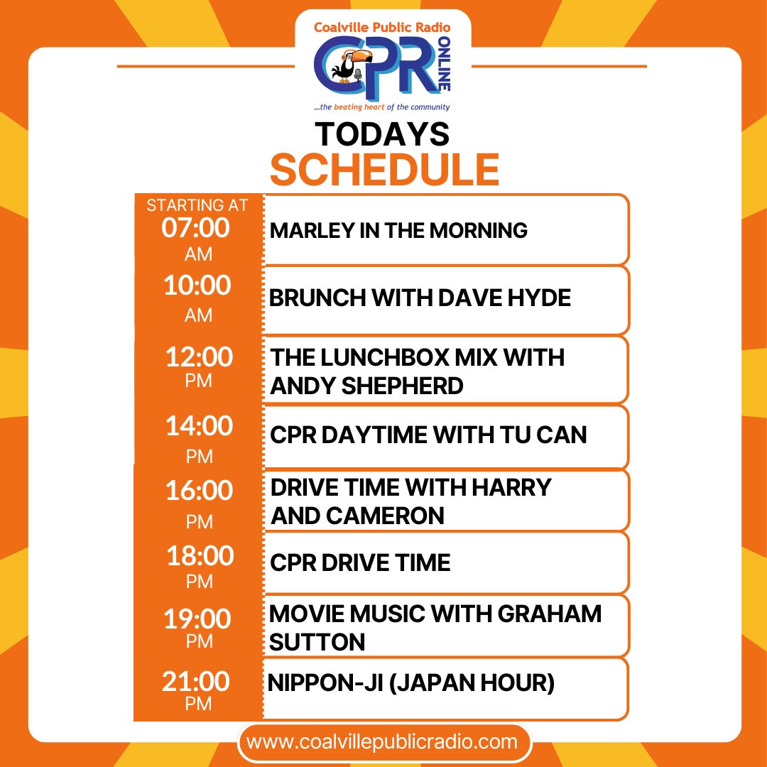 What's on CPR today! We are very pleased to have you along for the ride😌
