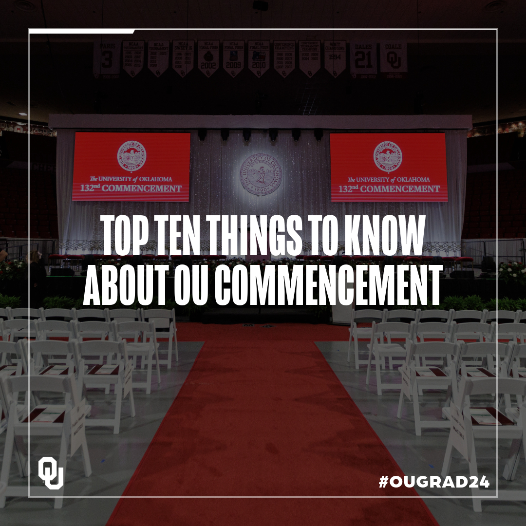 🎓 Commencement is this Saturday, and we’re thrilled to celebrate #OUGrad2024!

Before arriving, be sure to read our 10 most important things to know about OU's commencement ceremonies to ensure a smooth and stress-free day! 

🔗 link.ou.edu/41qKFPv