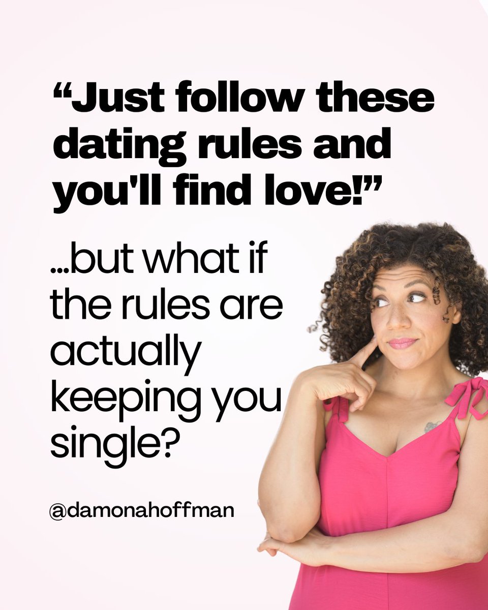 Your "perfect" #dating checklist is failing you...

As a #datingcoach, I've seen it over and over: The most successful daters aren't following rigid #datingrules - they're showing up authentically.

#Realconnection never follows a rulebook.

Follow + RT if this hits home