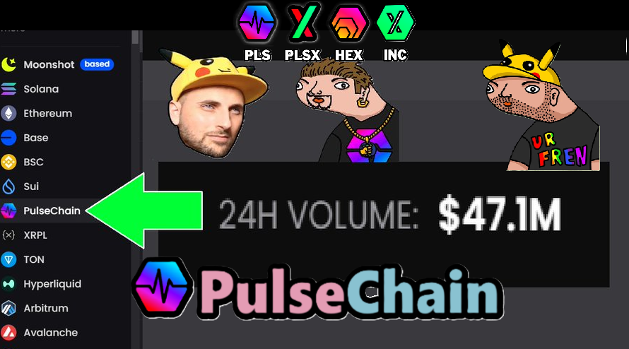 yourfriendSOMMI's tweet photo. ❤️💛💚💙

🚨 JUST IN: PulseChain is 49x undervalued.

Take the average of these 4 coins:
> Pooey (SUI)
> Cardano (ADA)
> Telegram (TON)
> XRP Chain (XRP)

You get 49x. 

PulseChain is doing more real volume than all of them, and is on par with the highest.

We are literally 49x undervalued.

$PLS is only $1.3 BILLION market cap today. It should be at $63 BILLION.

PLS should be 39x Day 1 Sac price today.

The market is racist, but that's okay, we can change that in 2025