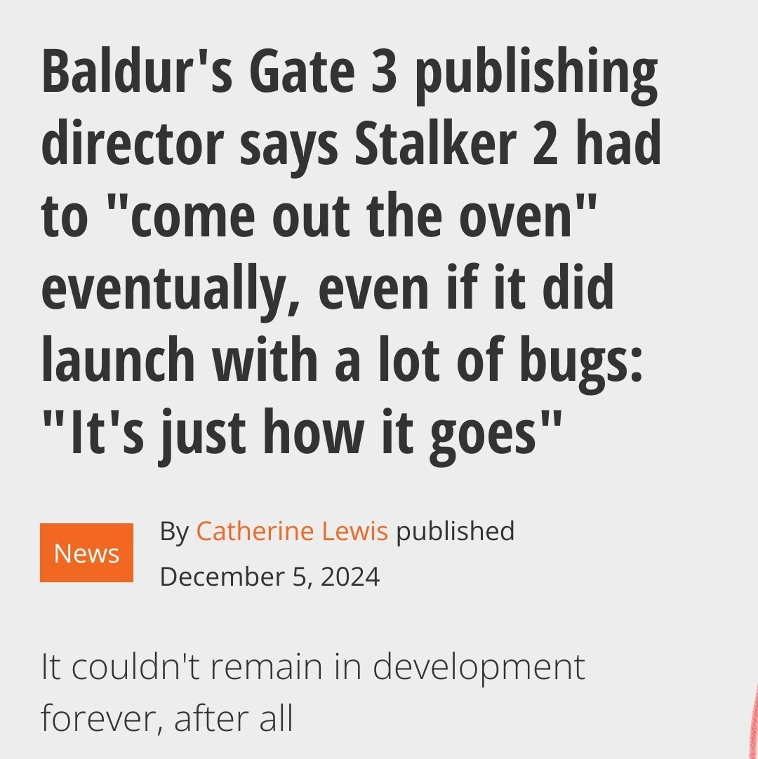 KvKGsG's tweet photo. #Gaming talk 
The #BaldursGate3 publishing director speaks on #STALKER2 
#gamingnews follow for more!

#gamingcommunity https://t.co/em2CmGPzJV