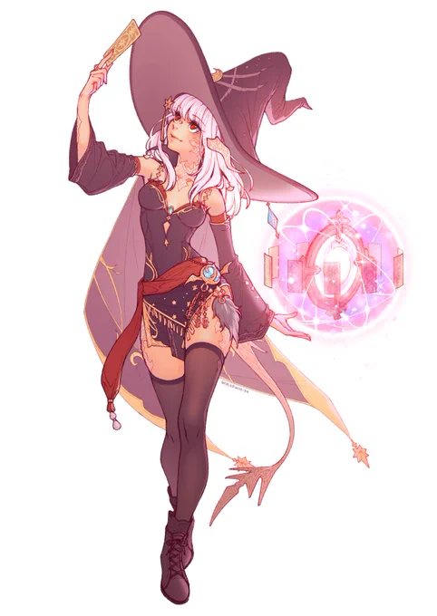 Patreon supporter gift for Alya, thanks for always being so sweet #art #whispyart #ffxiv #finalfantasyxiv #astrologian #ast 