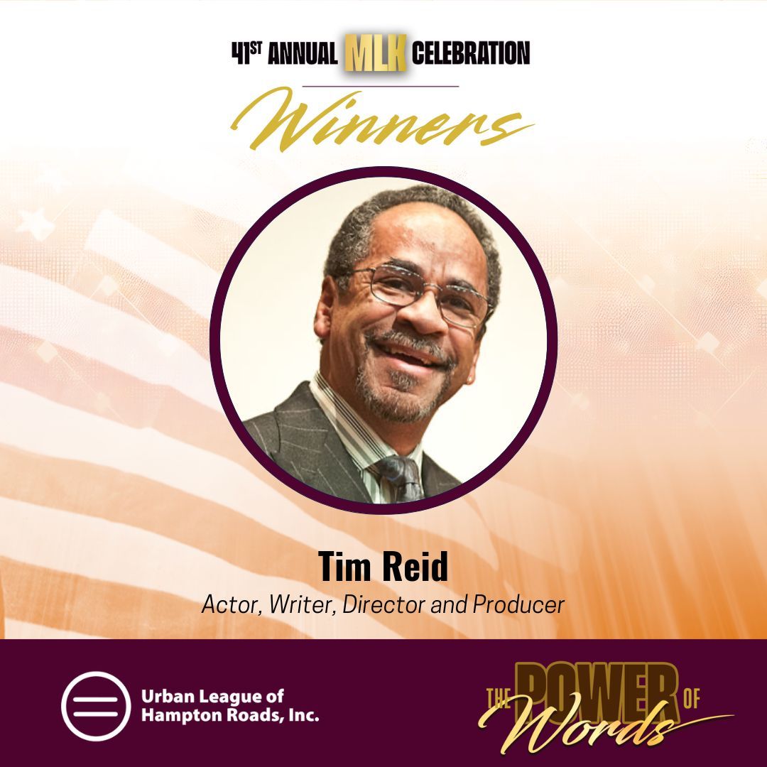 Join us Jan. 16, 2025 as we honor community leaders at our 41st MLK Celebration, where actor and NSU alumnus Tim Reid will receive the prestigious E.L. Hamm Lifetime Achievement Award. 

🎟️ Tickets: ulhr.org/mlk-awards