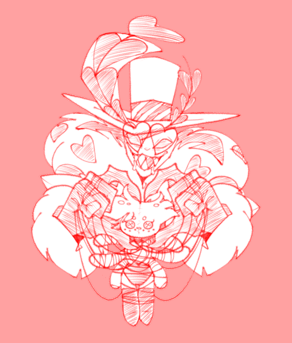 WIPs 🥰 #hazbinhotel #valentinHOES