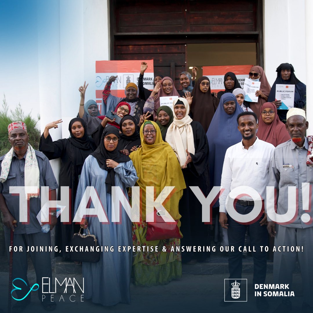 ELMAN PEACE & HRC (@elmanpeacehrc) on Twitter photo <a href="/DKinSomalia/">Denmark in Somalia</a> <a href="/IlwadElman/">Ilwad Elman</a> <a href="/beingfiili/">Abdirahman Fiili</a> <a href="/GertrudBirk/">Gertrud Kümmel Birk</a> <a href="/fartunadaan/">Fartun Adan</a> <a href="/DKambSomalia/">Steen Sonne Andersen</a> <a href="/DanishMFA/">Denmark MFA 🇩🇰</a> Thank you <a href="/DKinSomalia/">Denmark in Somalia</a> & all who joined us🤝We’re working toward a future where we #ENDGBV #humanrights are a fundamental priority, shaping the #peace #stability #development #Somalia deserves🙏🏾
Which 🔑 takeaway from the forum inspired you the most? Let us know below! 👇 <a href="/DKinSomalia/">Denmark in Somalia</a> <a href="/IlwadElman/">Ilwad Elman</a> <a href="/beingfiili/">Abdirahman Fiili</a> <a href="/GertrudBirk/">Gertrud Kümmel Birk</a> <a href="/fartunadaan/">Fartun Adan</a> <a href="/DKambSomalia/">Steen Sonne Andersen</a> <a href="/DanishMFA/">Denmark MFA 🇩🇰</a> Thank you <a href="/DKinSomalia/">Denmark in Somalia</a> & all who joined us🤝We’re working toward a future where we #ENDGBV #humanrights are a fundamental priority, shaping the #peace #stability #development #Somalia deserves🙏🏾
Which 🔑 takeaway from the forum inspired you the most? Let us know below! 👇