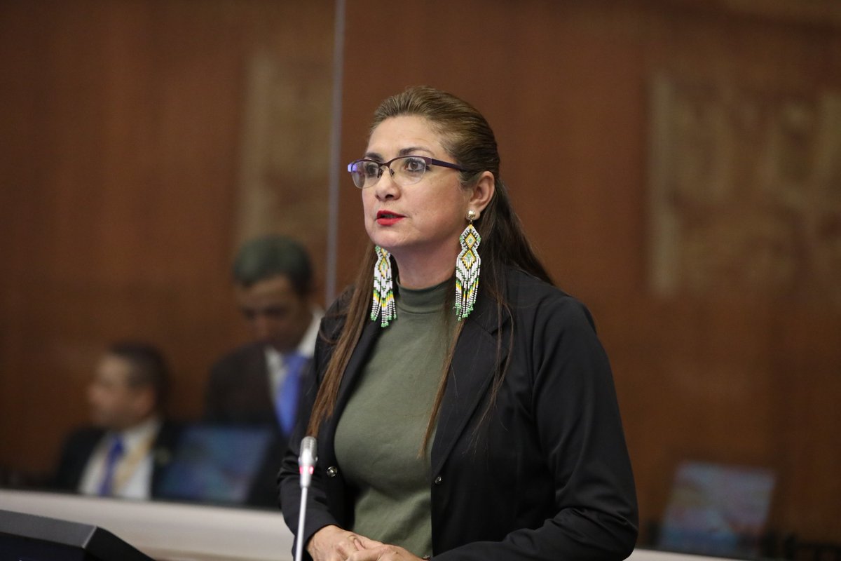 AsambleaEcuador's tweet photo. .@SandraRuedaAN mociona: Aprobar el proyecto de Resolución que exhorta al Presidente de la República y el @SNAI_Ec a no violentar los derechos humanos a menores en resistencia por la construcción de la cárcel de #Archidona. https://t.co/0SNlqPtiHb