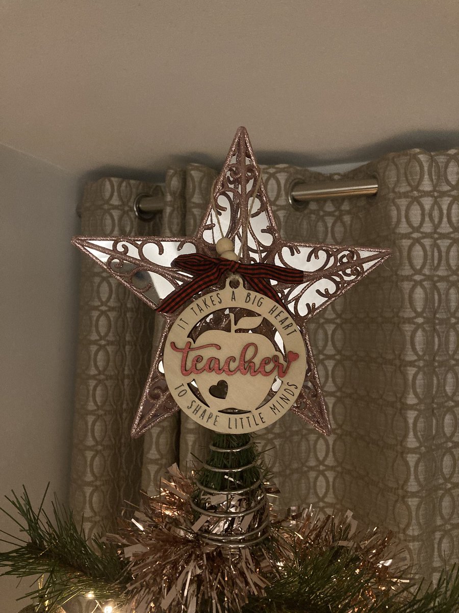 When you ask your daughter to hang a wonderful gift on the Christmas tree and she says ‘I know the perfect spot mum.’ 🥰
