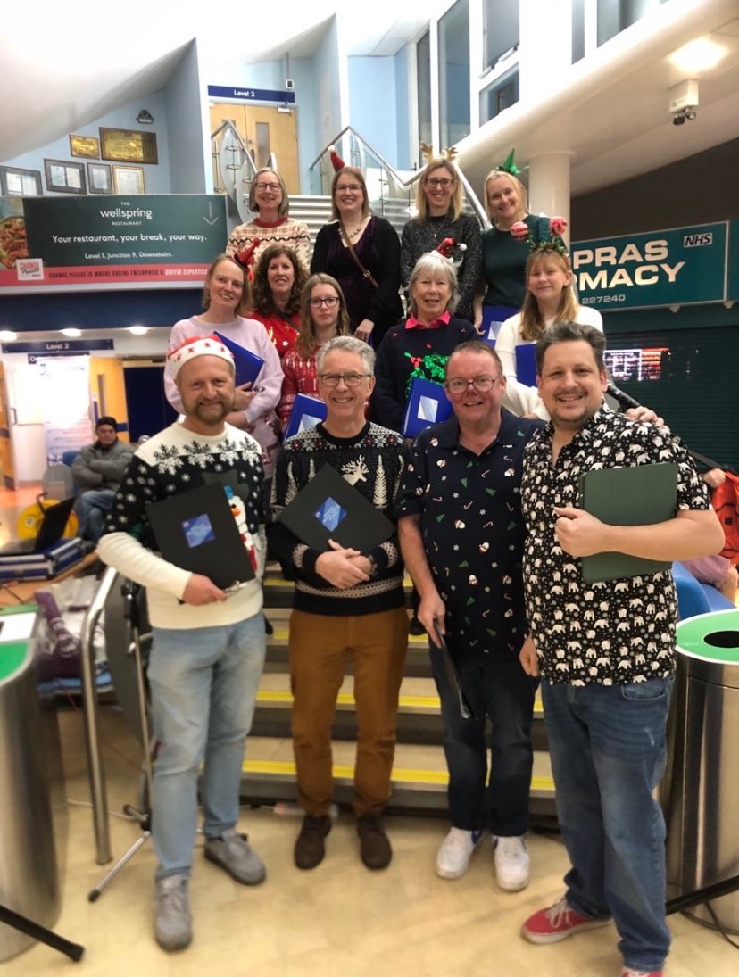 A successful performance with some of the Zigzag male and female choirs and charity fundraiser at Darent valley