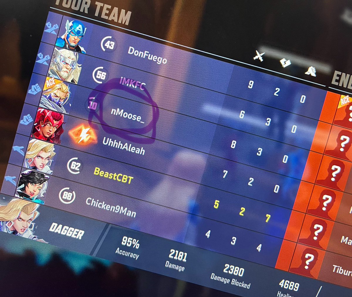 Thebeast9162's tweet photo. @nmoose2 Glad I got to play with you even though we didn’t win 😪 keep up the great videos man! https://t.co/W15rog9SiM