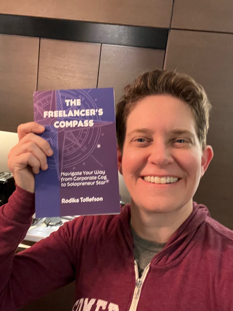 Dorie Clark (@dorieclark) on Twitter photo Congratulations <a href="/RodikaTollefson/">Rodika Tollefson</a> on a fantastic guide of leaving the corporate world to embark on a solopreneur career in your book, The Freelancer's Compass! Congratulations <a href="/RodikaTollefson/">Rodika Tollefson</a> on a fantastic guide of leaving the corporate world to embark on a solopreneur career in your book, The Freelancer's Compass!