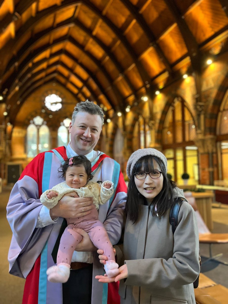 On Monday, I celebrated graduating with my doctorate in education! This journey, completed part-time while working, has been deeply challenging but immensely rewarding. I celebrated this moment with the people I love most, my incredible partner Min-Chen and our beautiful daughter