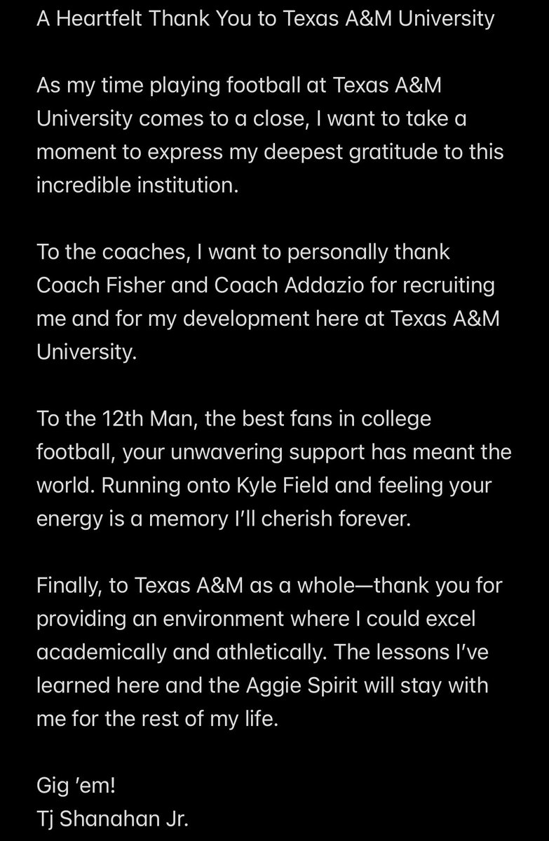 Tj Shanahan Jr. (@tshanahan66) on Twitter photo 