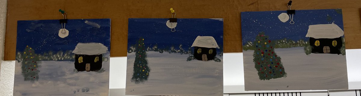 MrsGreensClass_'s tweet photo. Gr.2/3s exploring 'peaceful' acrylic paintings during Advent.
✝️💜✝️ https://t.co/nslvyD6Fdw