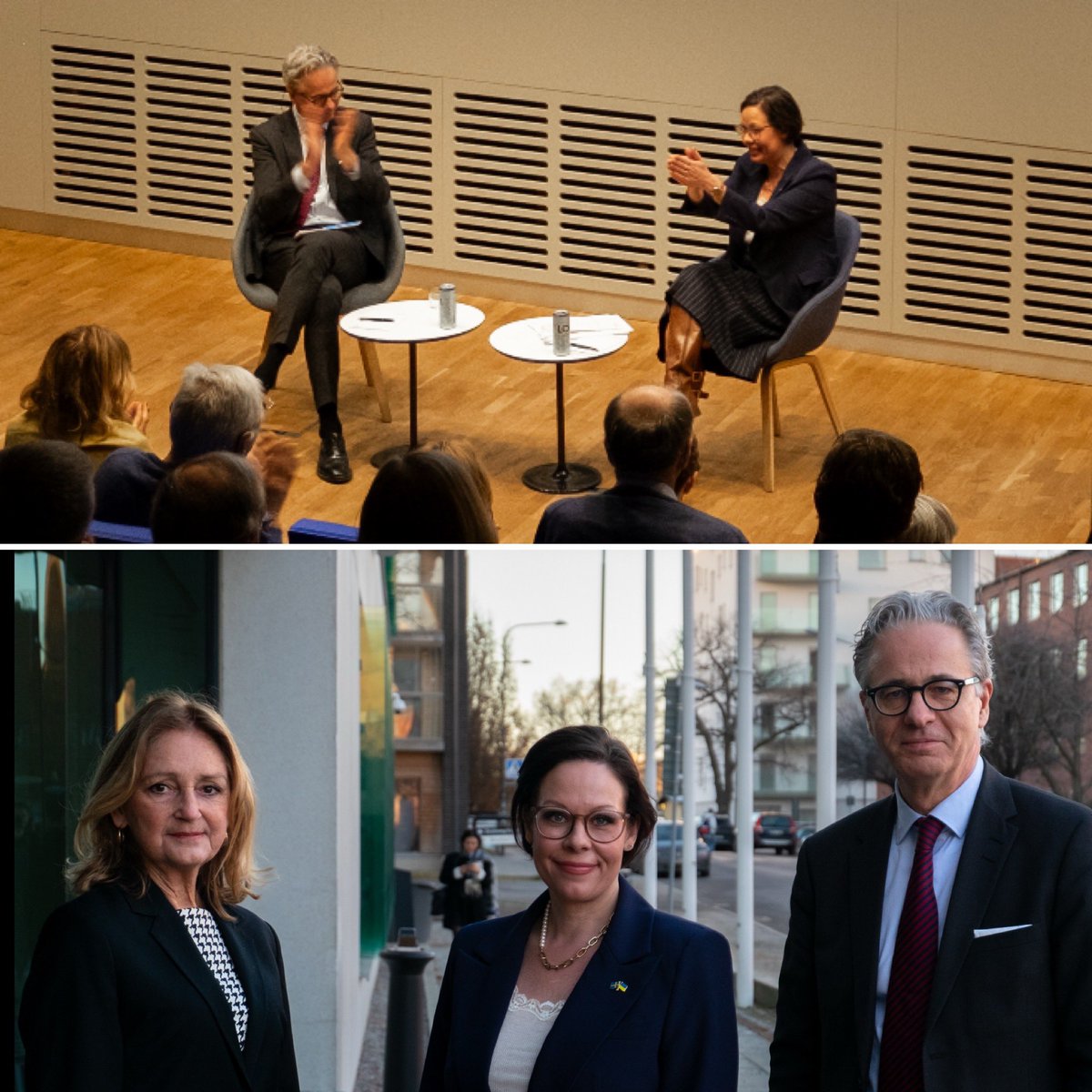 Jakob Hallgren (@hallgrenjakob) on Twitter photo Stor ära att ta emot utrikesminister <a href="/MariaStenergard/">Maria M Stenergard</a> för ett utrikespolitiskt linjetal idag på <a href="/UISweden/">Utrikespolitiska institutet</a>! Därefter bra diskussion om utmaningarna i Mellanöstern, för folkrätten, Ukraina, EU, Nato, och den kommande Trumpadmonstrationen. Inspelning snart på UI:s YouTubekanal! Stor ära att ta emot utrikesminister <a href="/MariaStenergard/">Maria M Stenergard</a> för ett utrikespolitiskt linjetal idag på <a href="/UISweden/">Utrikespolitiska institutet</a>! Därefter bra diskussion om utmaningarna i Mellanöstern, för folkrätten, Ukraina, EU, Nato, och den kommande Trumpadmonstrationen. Inspelning snart på UI:s YouTubekanal!