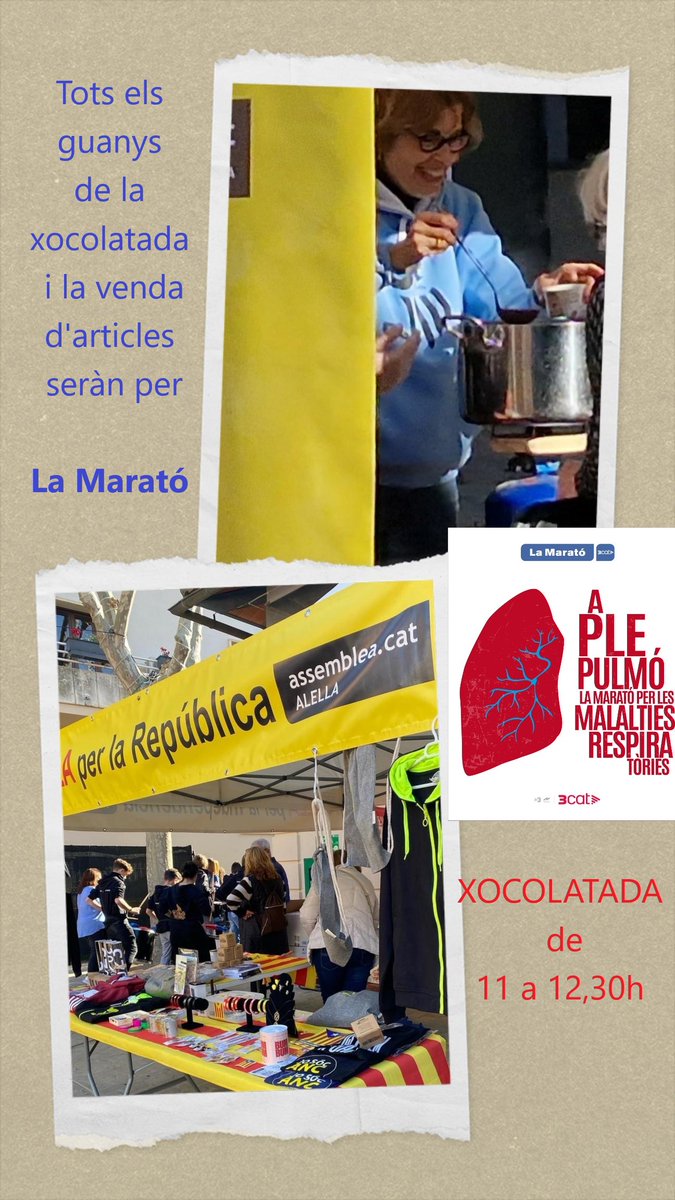 Us esperem diumenge. La Marató 🫁