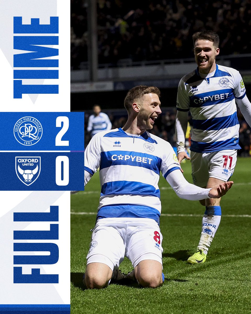 QPR's tweet photo. BACK 2️⃣ BACK! https://t.co/okWeEBCy2g