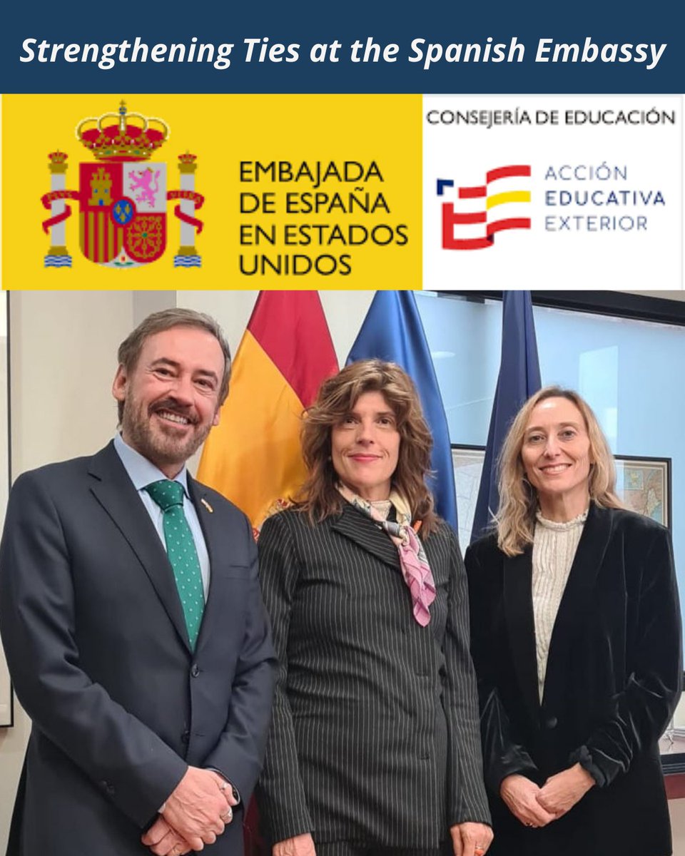 Grateful for the warm welcome at the Spanish Embassy in D.C. 🇪🇸🇺🇸 Excited to collaborate with Ambassador Ángeles Moreno Bau to strengthen UPM’s presence and foster innovation between Spain and the US. #UPM #UPMNorthAmerica #SomosUPM #Innovation