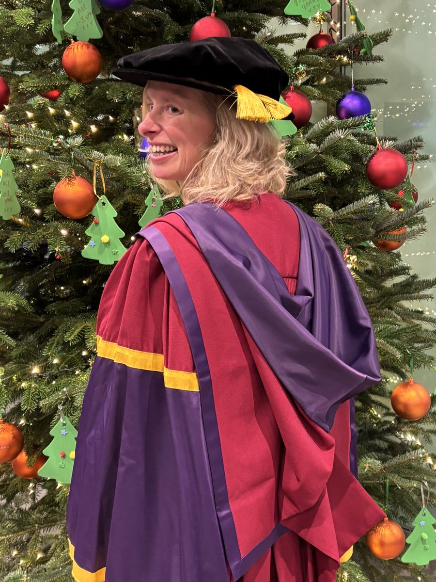 It’s official… my PhD graduation at <a href="/OfficialUoM/">The University of Manchester</a> today. I’m so grateful to everyone who supported me along the way - especially my supervisors, my family, my colleagues <a href="/OTCumbria/">Occupational Therapy at University of Cumbria</a> and <a href="/ConOwensTrust/">Constance Owens</a> - thank you all!