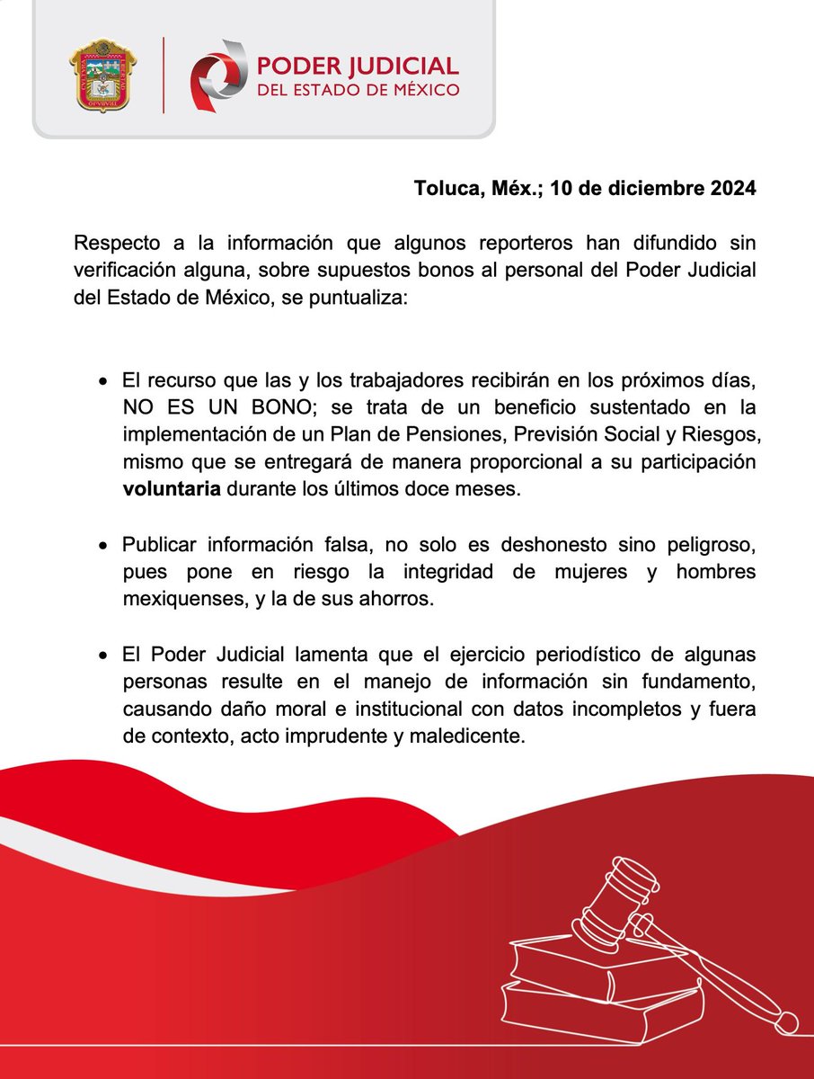 PJEdomex's tweet photo. 🔴El Poder Judicial puntualiza: https://t.co/RTEtIL1qp6