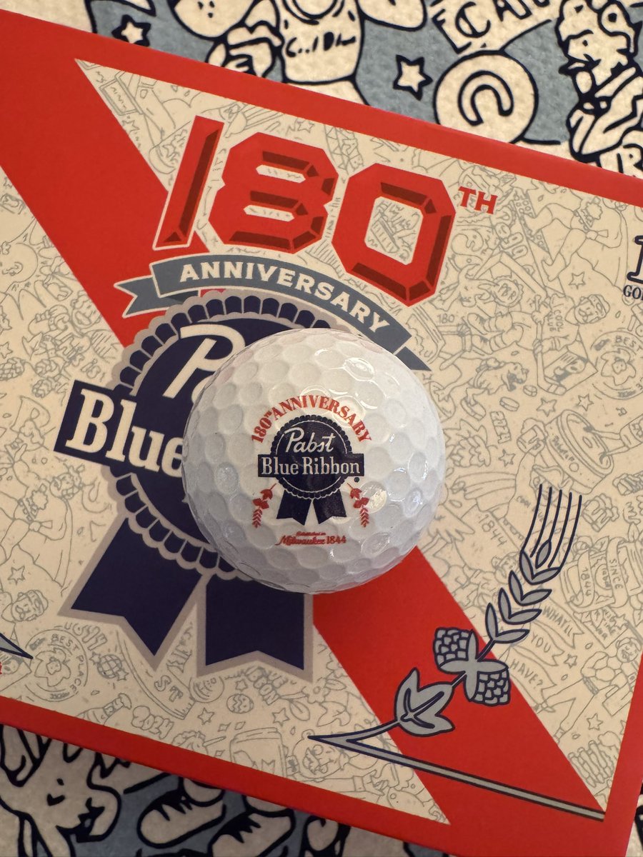 Jonathan Wall (@jonathanrwall) on Twitter photo Look what just arrived: <a href="/bridgestonegolf/">Bridgestone Golf</a> x <a href="/PabstBlueRibbon/">Pabst Blue Ribbon</a> gear. Let’s give away the dozen and towel for the holidays.
Just RT and be following the account. Simple stuff. Will DM the winner on Friday. 🎅 Look what just arrived: <a href="/bridgestonegolf/">Bridgestone Golf</a> x <a href="/PabstBlueRibbon/">Pabst Blue Ribbon</a> gear. Let’s give away the dozen and towel for the holidays.
Just RT and be following the account. Simple stuff. Will DM the winner on Friday. 🎅