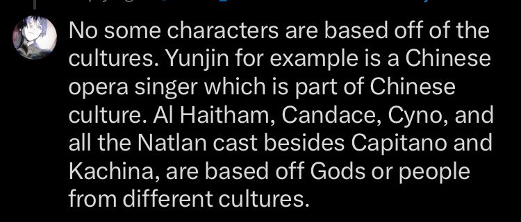 iheartdiluc's tweet photo. @french_crusader @NashaunDj Yes they aren't obligated to make the characters tan/dark, but that doesn't mean it makes it right. What I'm saying is redesigning characters to properly represent the culture they're based off, is fine imo. https://t.co/WS2be22pcW